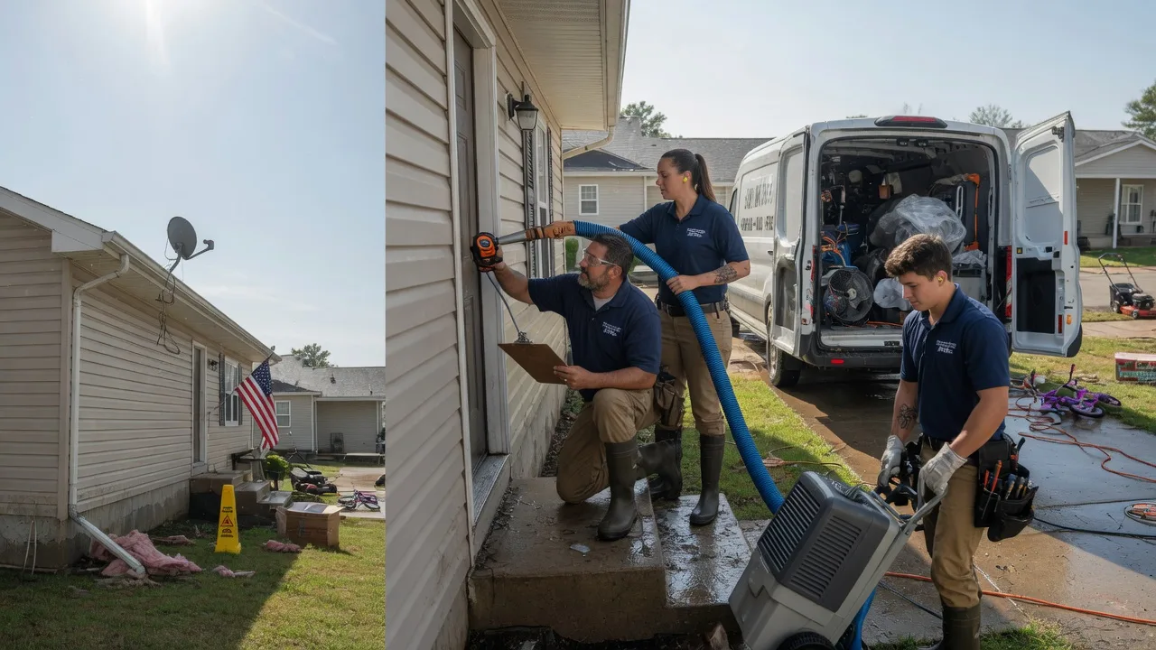 Ceiling Water Damage Restoration in Plainview, NE near me